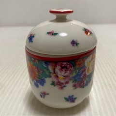 KENZO ケンゾー 醤油差し しょうゆ 醤油入れ 陶器 花柄 レトロの画像