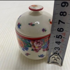 KENZO ケンゾー 醤油差し しょうゆ 醤油入れ 陶器 花柄 レトロの画像