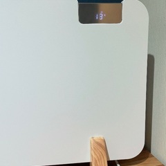 moku パネルヒーター 2023年製 800w ホワイト 白 静音 ここぽかの画像