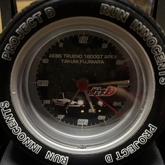 頭文字D置型時計の画像