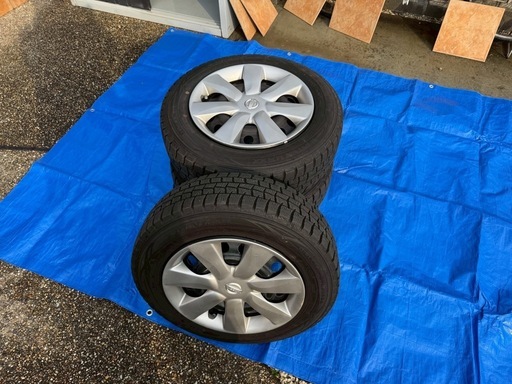 14インチ　ダンロップ　ホイール4本セットk13 マーチ純正