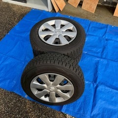 14インチ　ダンロップ　ホイール4本セットk13 マーチ純正の画像