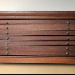 フランクリンミント レンズ コイン 収納ケース 木箱 レトロの画像