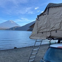 Mini Cooper ルーフテント付きの画像