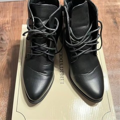 シルエットと履き心地を追求したレースアップブーツ/9001-SA （ブラック） の画像