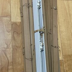 【定価15000円・天然木・桐ウッドブラインド】ヴィンテージブラウン 世界最軽量級 107×113の画像