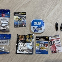 釣り用品まとめ売りの画像