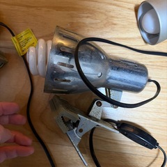 クリップ式のライト３つの画像