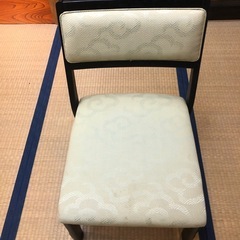 木製　単体　椅子1脚の画像