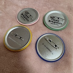 刺繍缶バッチの画像