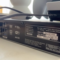 SONY ブルーレイレコーダーの画像