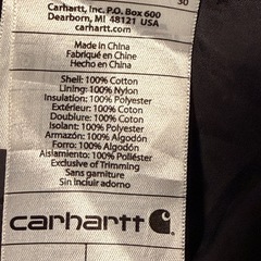 カーハートジャケットキッズ用120の画像