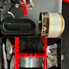 大物釣りセット　竿　リール　小物の画像