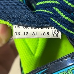 瞬足　18.5cm 青の画像