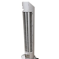 部屋全体を暖かく タワー型ファン ホワイト ［優しい風量］の画像