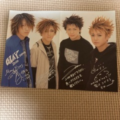 GLAY フィギュア4体セット　美品　/ポストカード２枚の画像