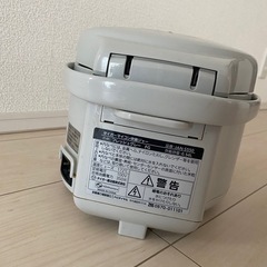 3合だき　炊飯器　Tiger ホワイト　昨日まで現役の画像