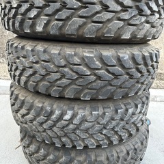 ジムニー　M/Tタイヤ・ホイルセット165R16C 国産　の画像