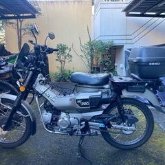 ハンターカブ　JA65  カスタム　アーマードシルバーの画像