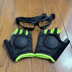バスケ　ドリブル練習用グローブ（メガネ付き）の画像