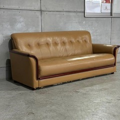 ✦昭和レトロ✦ ベルサイユ調ソファ 3人掛け アンティーク ミッドセンチュリーの画像