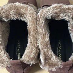 ブラウン　リボン　ブーツ　22cmの画像