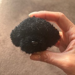 パンチニードル　プードル黒小①の画像