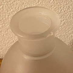 北一硝子 kitaichi glass 醤油さし ラベンダー お花 調味料入れ 難点有の画像