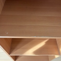 3段カラーボックス　ブラウンの画像