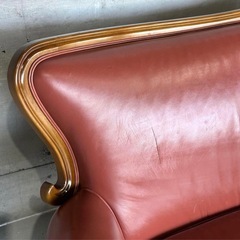 ✦マルニ木工✦ Maruni／クラシック レザーソファ 3人掛け 本革の画像