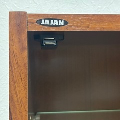 JAJAN ブラウン ガラス ディスプレイケース コレクションの画像