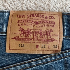 【送料無料】 W31 股下約76cm Levi's リーバイス 512の画像
