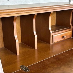 ✦カリモク✦ヴィンテージ ライティングビューロー デスクキャビネット 昭和レトロの画像