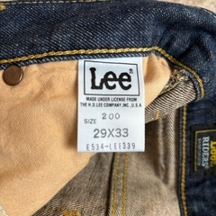 【送料無料】 W29 股下約78cm Lee リー 200の画像