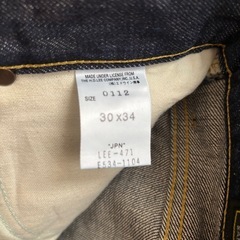 【送料無料】 W30 股下約75cm Lee リー 112の画像