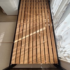 ベッドフレーム ブラックの画像