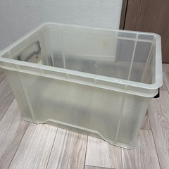 【差し上げます】クリアボックスの画像