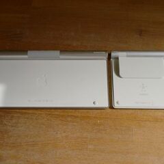 appleのBluetoothキーボードとベルキンのBluetoothテンキーの画像