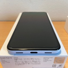 【美品】Google Pixel 4a 128GB Barely Blue Androidの画像