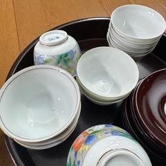 有田焼　湯呑み・茶托・急須セット　28点の画像