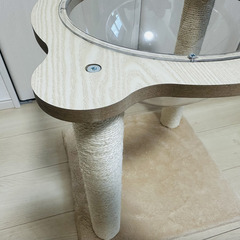 【ほぼ未使用】クリアボウル キャットタワー｜昨年12月購入｜引っ越し&猫が使わなかったための画像
