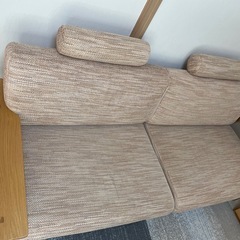 木製　　　ソファの画像