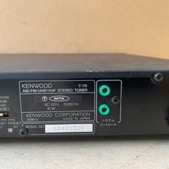 KENWOOD T-7R AM/FM/UHF/VHF STEREO TUNERの画像