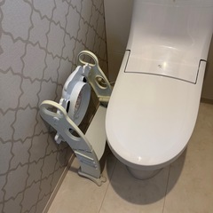 キッズ用便座　ステップ付きの画像