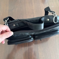 牛革風ショルダーバック
の画像