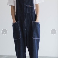 【超美品】ディッキーズ　オーバーオールサイズMの画像