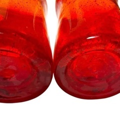 昭和レトロ　気泡が素敵なグラスの画像