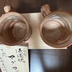 須佐焼　マグカップ2点セットの画像
