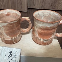 須佐焼　マグカップ2点セットの画像