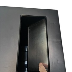 ダストボックス　ゴミ箱　ブラック　モノトーンの画像